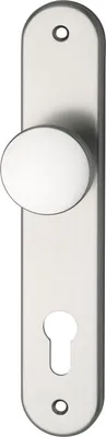 Produktbild von Knopflangschild WG 1700 - PZ 88, silber eloxiert ÖNORM