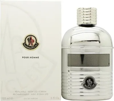 Produktbild von Moncler Pour Homme, Männer, 150 ml, Nachfüllbare Flasche, Muskatellersalbei, Grün, Cypress, Zedernholz, Vetiver, Holz