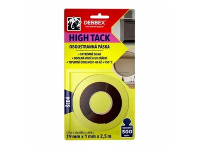 Obrázek produktu pro Lepicí páska Debbex Mamut oboustranná 19 mm x 1 mm x 2,5 m
