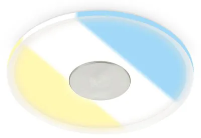 Zdjęcie produktu dla BRILONER VERRE reflektor wpuszczany LED do łazienki, stopień ochrony IP44, przełącznik temperatury barwowej CTS, płaska konstrukcja, kolor srebrny, 12 x 3,6 cm