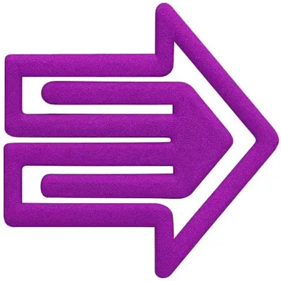 Produktbild von Büroklammern Pfeilklip 30mm VE=25 Stück violett