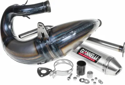 Obrázek produktu pro Výfukový systém Giannelli Enduro s homologací, hliníkový, pro Aprilia MX 125 04–08