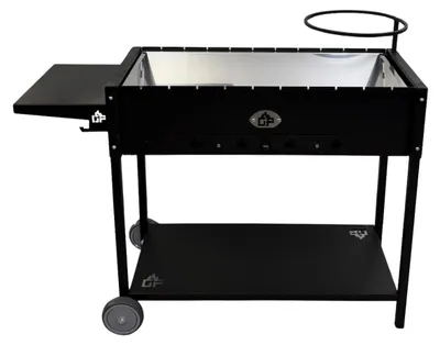 Immagine prodotto di Griglia per shashlik Mangal Batyr 80 con ripiano e supporto per pentole