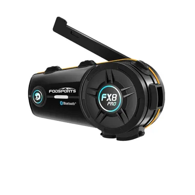 Obrázok produktu pre Interkom pre motocykle Fodsports FX8 Pro, dosah 2000 m, duálny Bluetooth, vodotesný dizajn,