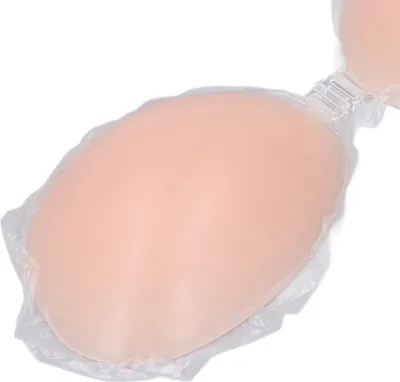 Produktbild von Silikon-Brustpolster, trägerlos, für Damen, Brustwarzenabdeckungen, wasserdicht, wiederverwendbar, Brust-Pasties, Hautfarbe B, Körbchengröße