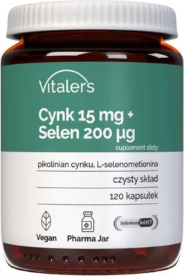 Immagine prodotto di Zinco + selenio organico Vitaler's 120 capsule