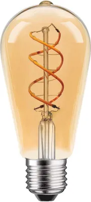 Produktbild von LED Spiral Filament Edison ST64 Leuchtmittel 5W E27 Gold extra warmweiß 1800K DIMMBAR