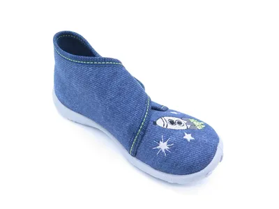 Produktbild von superfit Kinder  Hausschuhe blau Gr. 19