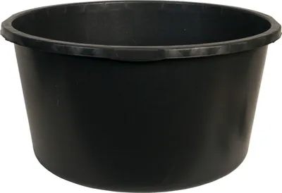 Image de IRONSIDE Seau à mortier 90 L noir avec échelle graduée en litres