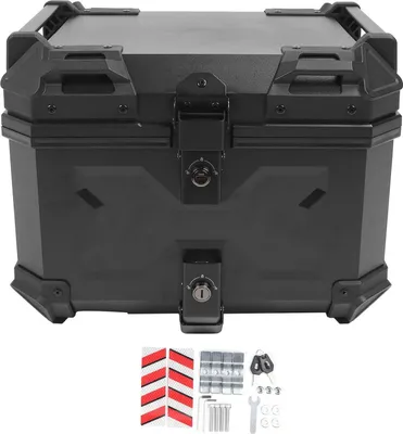 Obrázok produktu pre 45L Motocykel Top Box Univerzálny vodotesný zadný úložný box na batožinu Kufor s rýchloupínacou doskou