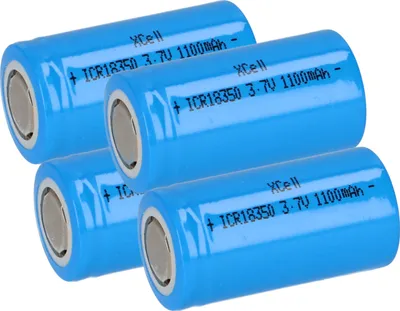 Immagine prodotto di 4x batteria XCell ICR18350 3,7V 1100mAh