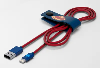 Imagen del producto de Tribe CLR23301, 1,2 metros, Lightning, USB A, Morado, Rojo, Conector recto, Cable recto