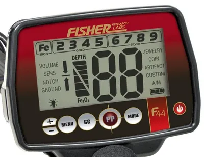 Obrázok produktu pre Detektory kovov Fisher F44 11" - Fisher Research Labs Cz/Sk Oficíální distributor