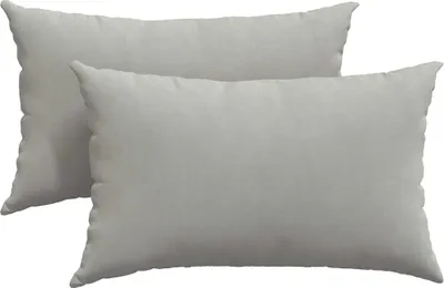 Obrázok produktu pre vidaXL Vankúše na pohovku, 2 ks, svetlosivé, 50 x 30 cm, látkové