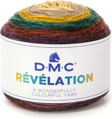 Immagine prodotto di DMC Révélation – filato dai colori vivaci 19% lana, 78%.poliacrilico, 3% poliestere (Colore 207)