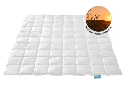 Produktbild von Hochwertige Daunendecke | leicht | 135 x 200 cm | 90% Daunen / 10% Federn | Füllgewicht: 300g |XDREAM Nature