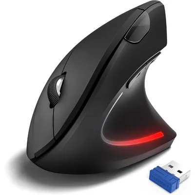 Obrázek produktu pro Ergonomická myš - Vertikální myš - Bezdrátová - 4800 DPI - 2.4G - Tichá myš