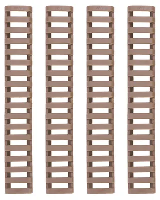 Immagine prodotto di 4 pezzi/set Keymod Picatinny Scala Gomma Guaina Protezione per le mani (colore sabbia)