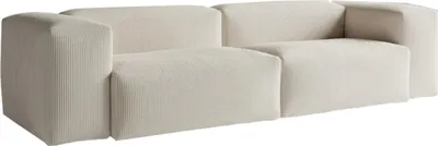 Produktbild von KAWOLA Sofa CELESTE 4-Sitzer Cord cremeweiß