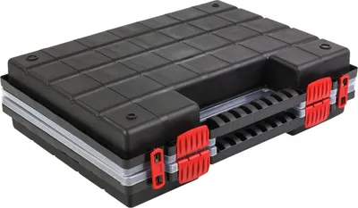 Obrázek produktu pro Box na sortiment Plastový box na sortiment NORP16DUO Červený třídicí box