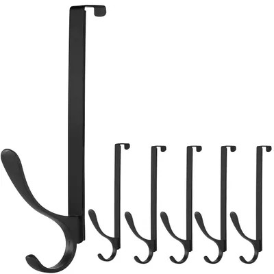 Imagen del producto de Omgoods - Juego de 5 ganchos para puertas, ideales para colgar ropa y toallas