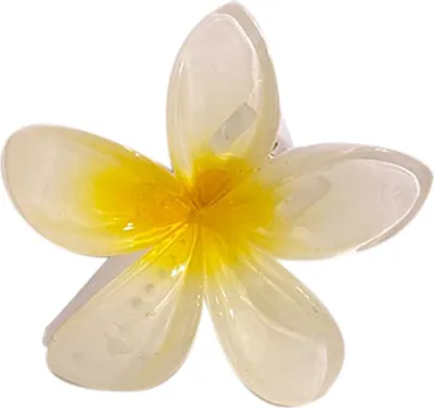 Produktbild von Sommerliche Haarspange in Blumenform mit Farbverlauf, rutschfesten Zinken und starkem Halt am Hinterkopf – ideal für den Alltag.