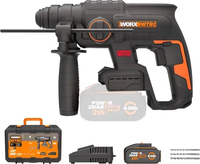 Zdjęcie produktu dla WORX Nitro 18 V (20 V MAX) WX381.2 PowerShare z akumulatorem 4 Ah w zestawie