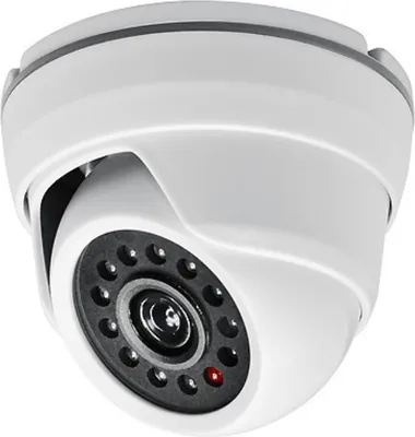 Produktbild von INDEXA Kamera-Attrappe in Kugelform KA09 LED weiß 24221 1 (24221)