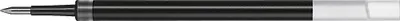 A close-up view of the tip of a black marker pen.
