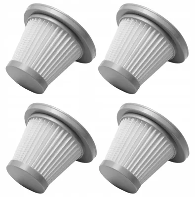 Produktbild von HEPA-Ersatzfilter für Deerma DX118C und DX128C - 4 Stück - Für Staubsauger - Filterhöhe 75 mm