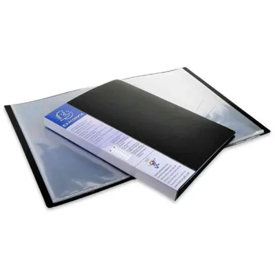 Image de EXACOMPTA Livret de présentation DIN A4 PP 40 pochettes noir