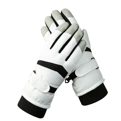 Produktbild von Damen-Winterskihandschuhe, wasserdichte Touchscreen-Anti-Rutsch-Snowboardhandschuhe