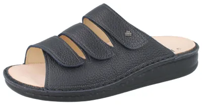 Produktbild von FINN COMFORT Korfu Herren Pantolette dunkelblau navy Glattleder - Größe: 48