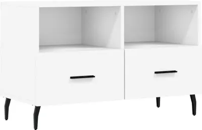 Produktbild von vidaXL TV-Schrank Weiß 80x36x50 cm Holzwerkstoff