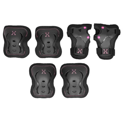 Immagine prodotto di Set di protezioni EX320, nero e rosa - taglia M
