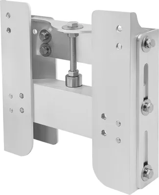 Produktbild von Außenbordmotor Jackplate - Motorlift-Halterung - Aluminiumlegierung - Höhenverstellung 9 cm - Lochabstand 33/32,5/25 cm - Lochdurchmesser 13,9 mm - 39,5×10×40 cm - Silber