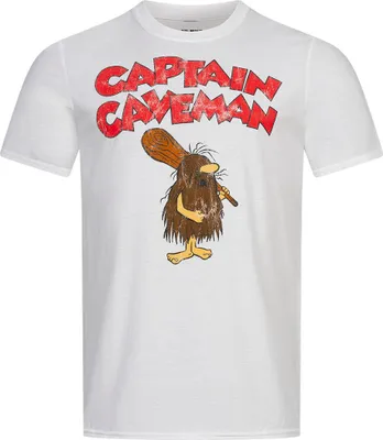 Zdjęcie produktu dla XL|WACKY RACES Captain Caveman Herren T-Shirt CDMTS026WHT