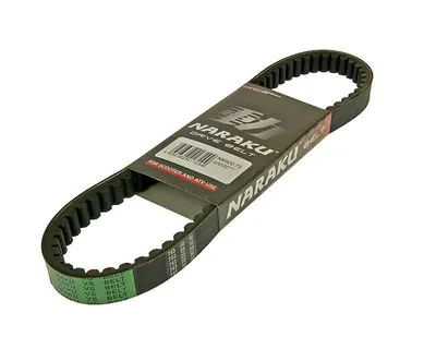 Obrázek produktu pro Klínový řemen Naraku V/S typ 743 mm pro skútry 125-150 ccm s motorem GY6, krátký blok