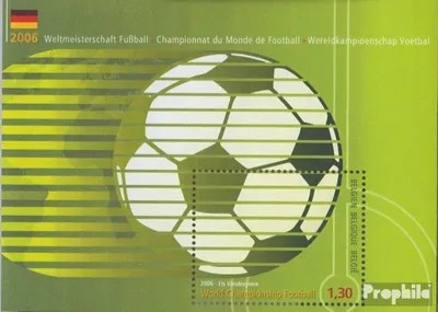 Produktbild von Briefmarken Belgien 2006 Mi Block110 (kompl.Ausg.) postfrisch Fussball