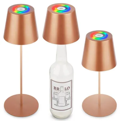 Obrázek produktu pro Stolní lampa LED Dobíjecí stolní lampa LED Stmívatelná bezdrátová terasa RGB Touch