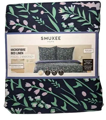 Produktbild von Smukee Mikrofaser Bettwäsche Set 220x200 cm Blumenwiese