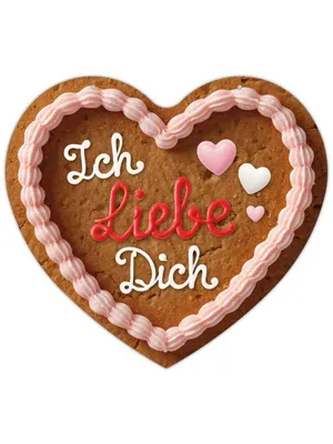 Produktbild von Herz Blechschild Ich liebe Dich HB032