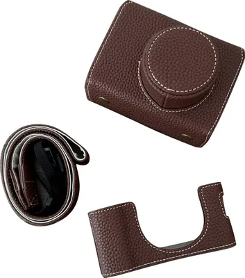 Obrázek produktu pro Přenosné pouzdro na fotoaparát v retro stylu, kompletní brašna na fotoaparát, pouzdro s otvorem ve spodní části, s ramenním popruhem, náhrada za fotoaparát Fujifilm X100VI