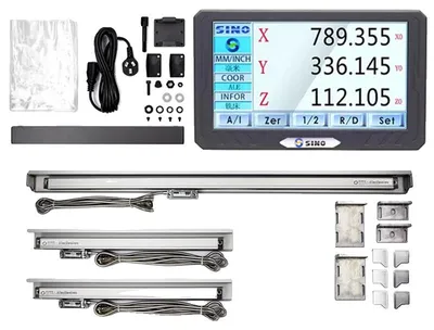 Obrázek produktu pro Digitální displej, dotyková obrazovka, vysoká přesnost, DRO-3PCS KA300