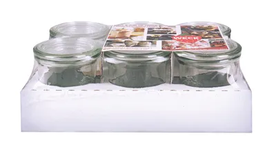 Produktbild von WECK Mini Sturz 140ml 6er Tray 121664 4037839385622