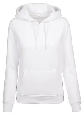 Produktbild von Build Your Brand BY026 | Ladies Heavy Hoody - Farbe: White - Größe: 4XL