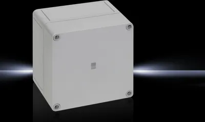 Produktbild von Rittal Installations-Gehäuse 130 x 130 x 99 Polycarbonat Licht-Grau (RAL 7035) PC 9511.000 4 St