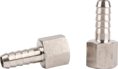Produktbild von 2 Stück 3/8 Zoll BSPP Innengewinde-Verbinder mit Schlauchanschluss, pneumatischer Schnellkupplungsverbinder (3/8 Zoll šC 10 mm)