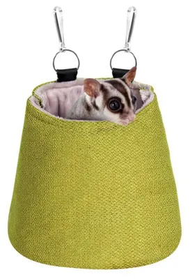 Produktbild von Kleintiere Schlafsack Hängematte Kuschelbett Hellgrün
