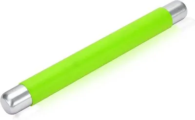 Image de Rouleau à pâtisserie en silicone vert antiadhésif, 35 cm